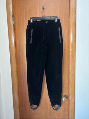 Vintage 1980s Escada Velvet Stirrup Trousers